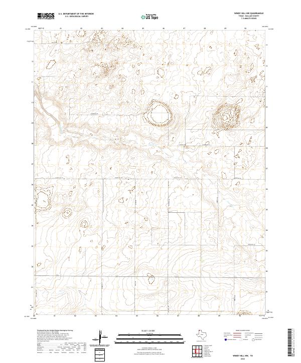 Windy Hill NW topographic map thumbnail