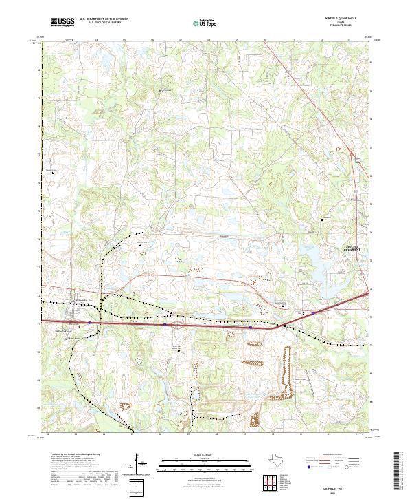 Winfield topographic map thumbnail