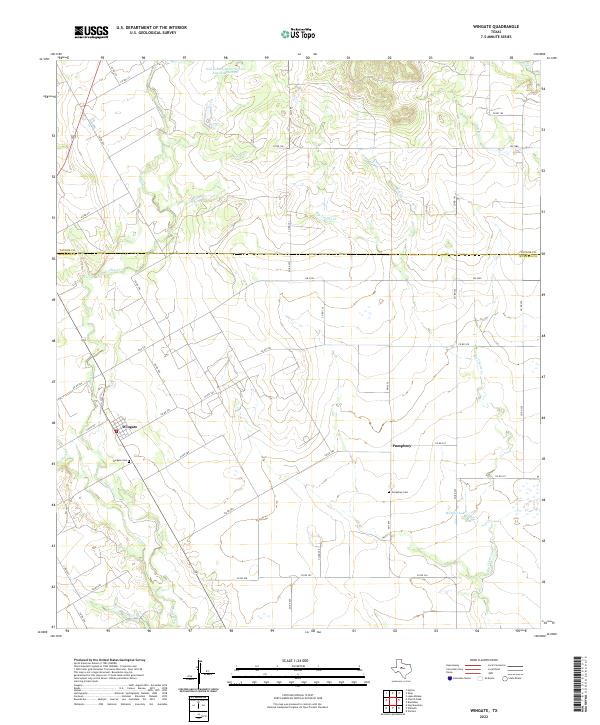 Wingate topographic map thumbnail