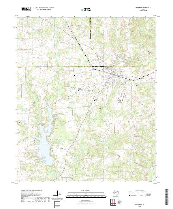 Winnsboro topographic map thumbnail