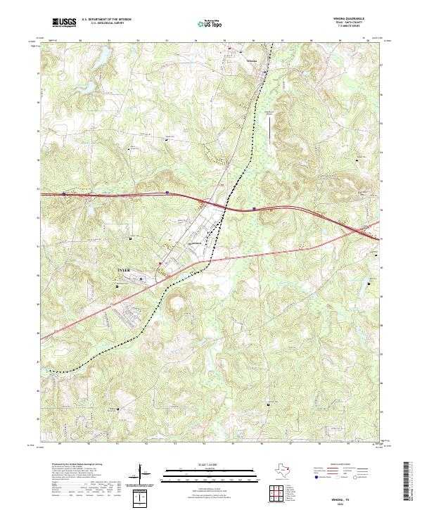 Winona topographic map thumbnail