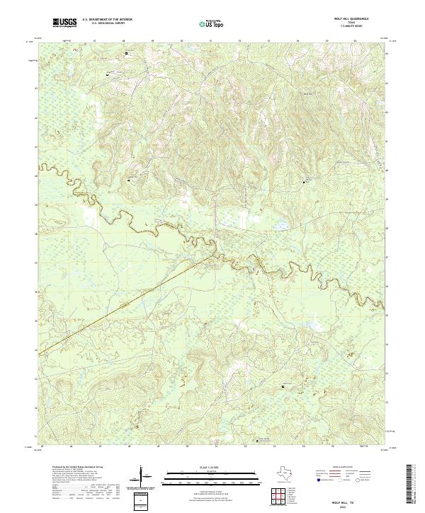Wolf Hill topographic map thumbnail