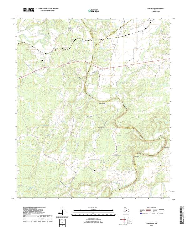 Wolf Ridge topographic map thumbnail