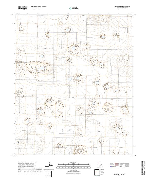 Wolfforth NW topographic map thumbnail