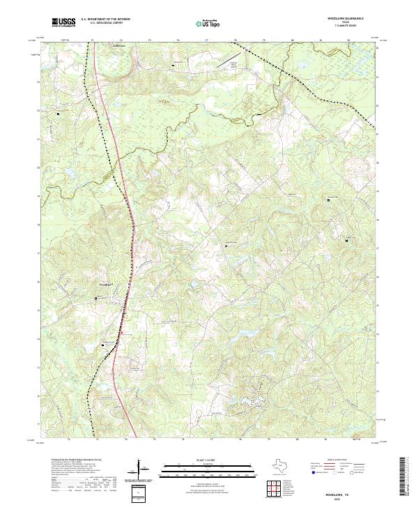 Woodlawn topographic map thumbnail