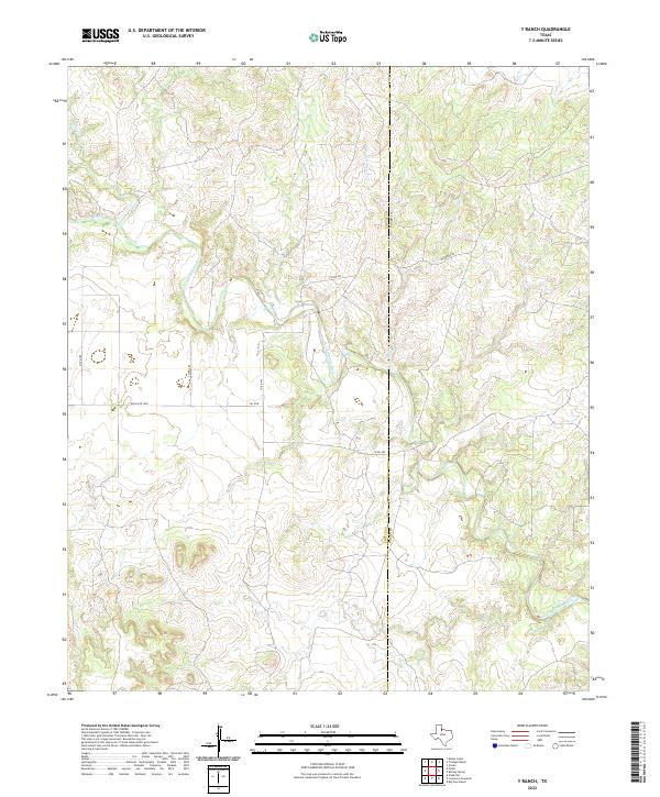 Y Ranch topographic map thumbnail