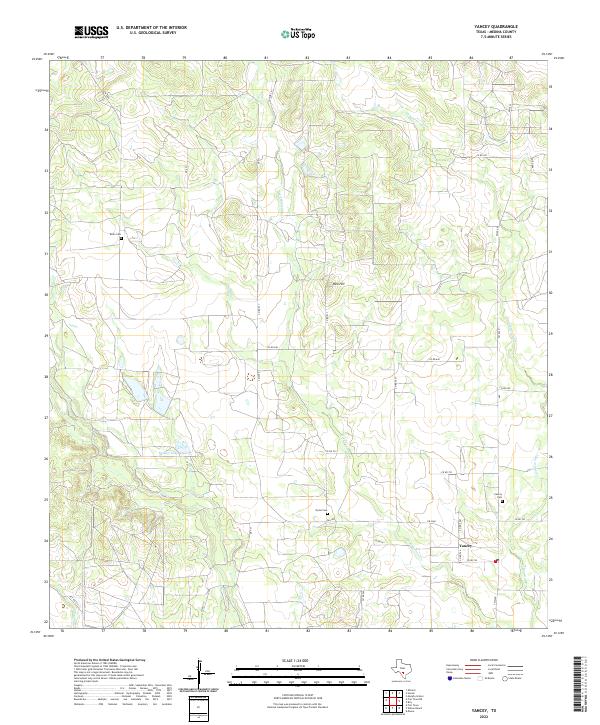 Yancey topographic map thumbnail