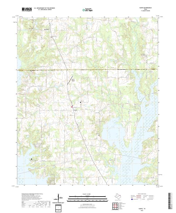 Yantis topographic map thumbnail