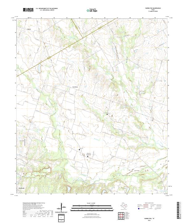Yarrelton topographic map thumbnail