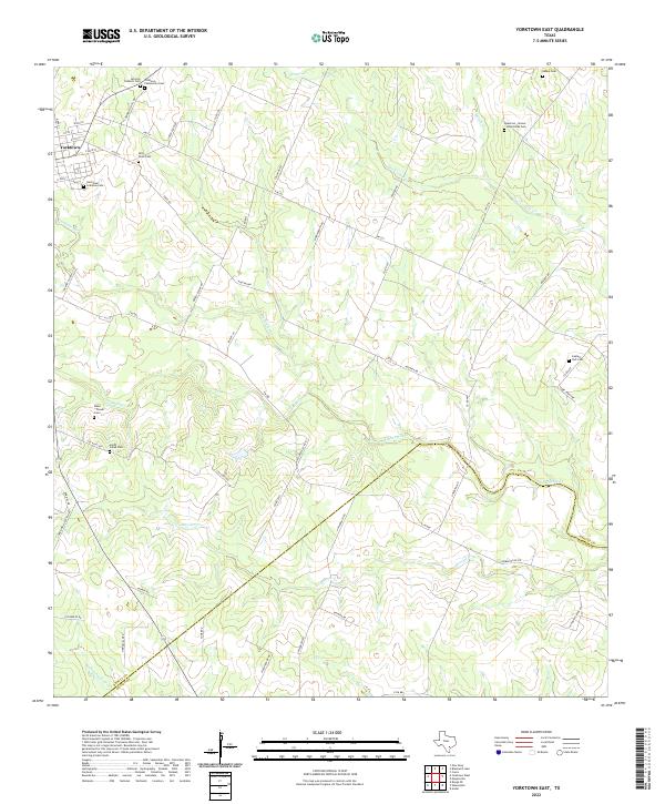 Yorktown East topographic map thumbnail