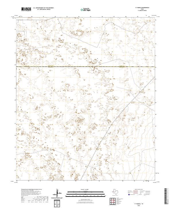 Y T Ranch topographic map thumbnail