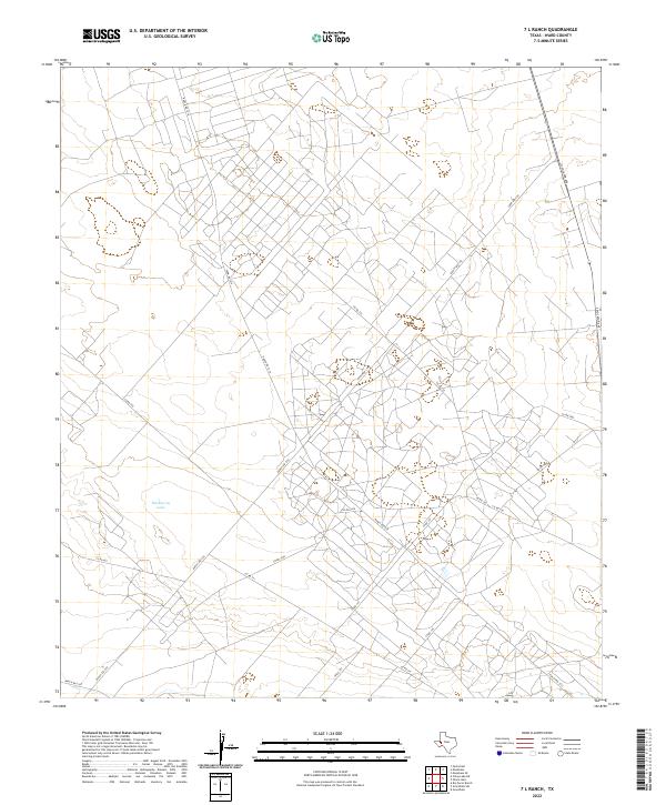 7 L Ranch topographic map thumbnail