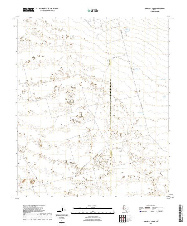 Amburgey Ranch topographic map thumbnail
