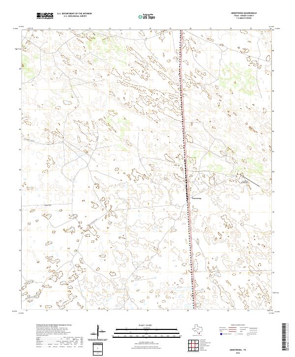 Armstrong topographic map thumbnail