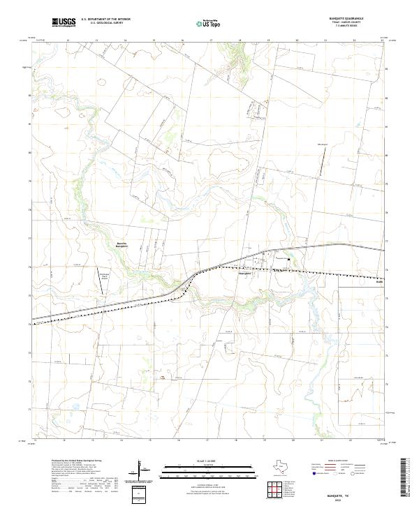 Banquete topographic map thumbnail