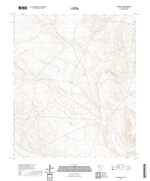 Big Heiser Tank topographic map thumbnail