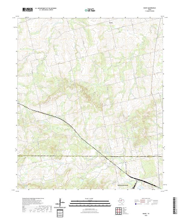 Busby topographic map thumbnail