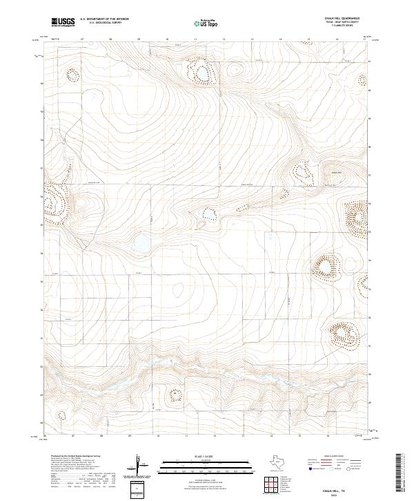 Chalk Hill topographic map thumbnail