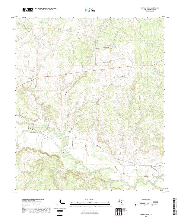 Chapman Draw topographic map thumbnail
