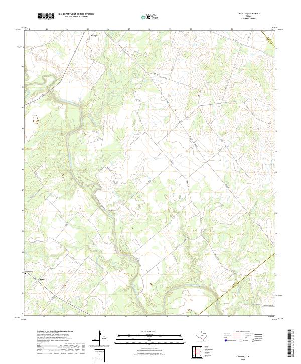 Choate topographic map thumbnail