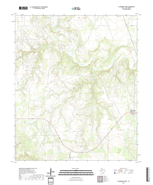 Clairemont West topographic map thumbnail