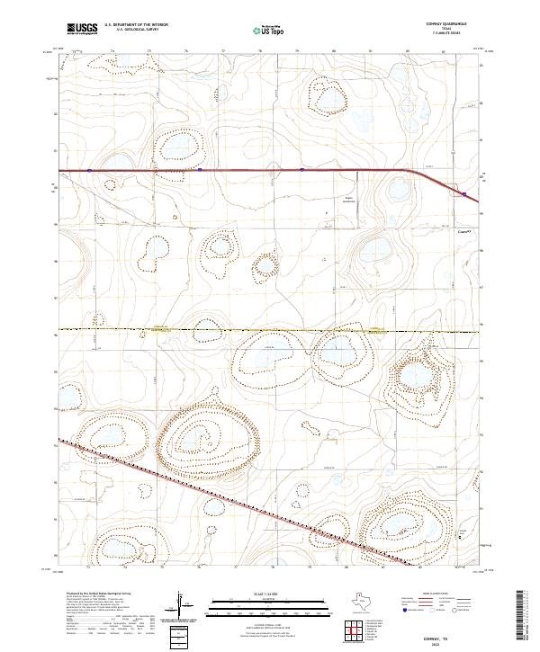 Conway topographic map thumbnail