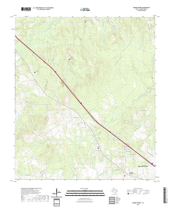 Crabbs Prairie 2022 topographic map thumbnail