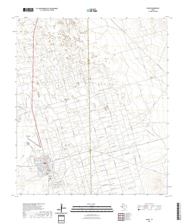 Crane 2022 topographic map thumbnail
