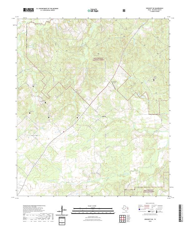 Crockett NE 2022 topographic map thumbnail