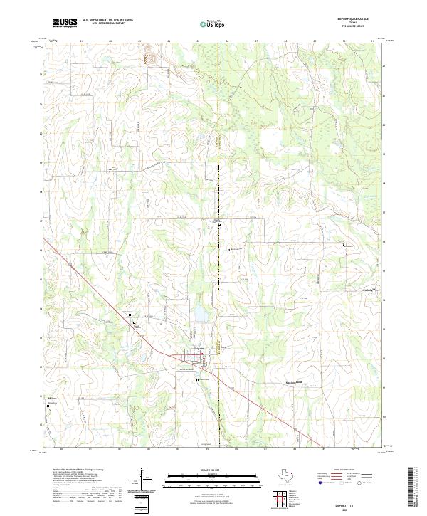 Deport 2022 topographic map thumbnail