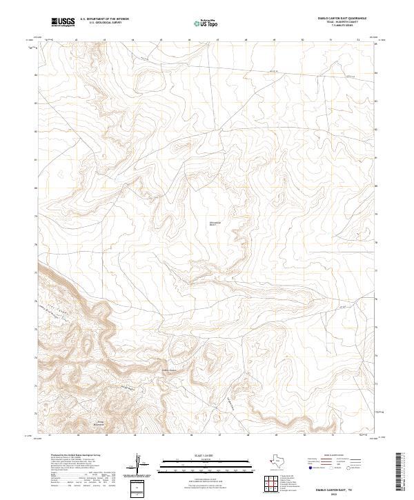 Diablo Canyon East topographic map thumbnail
