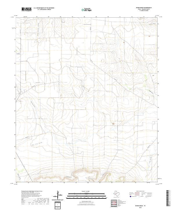 Divide Draw 2022 topographic map thumbnail
