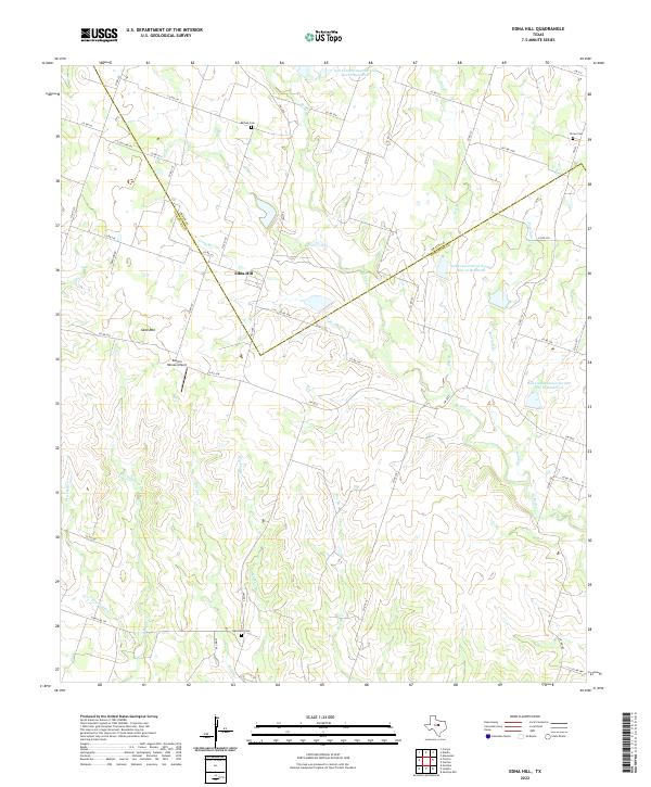 Edna Hill 2022 topographic map thumbnail