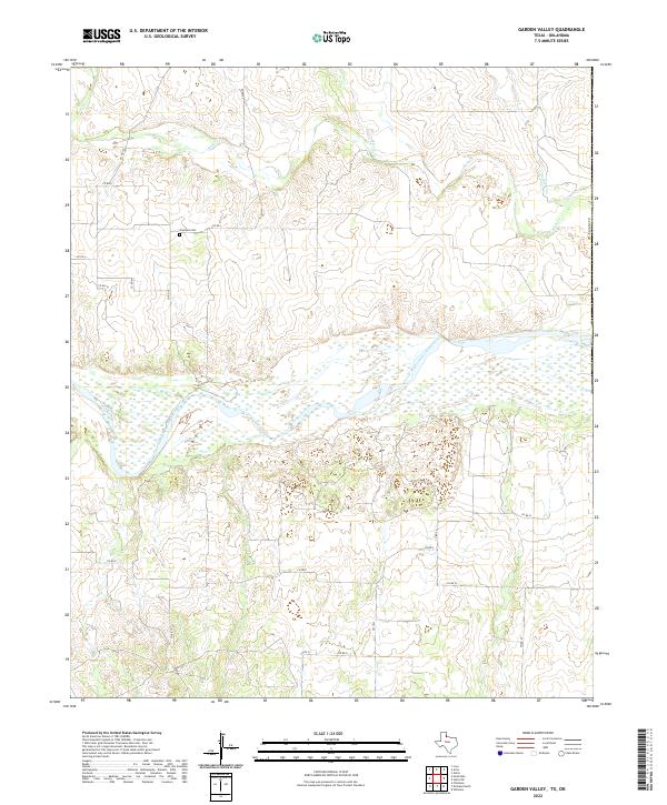 Garden Valley topographic map thumbnail