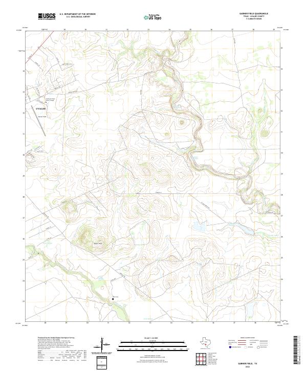 Garner Field topographic map thumbnail