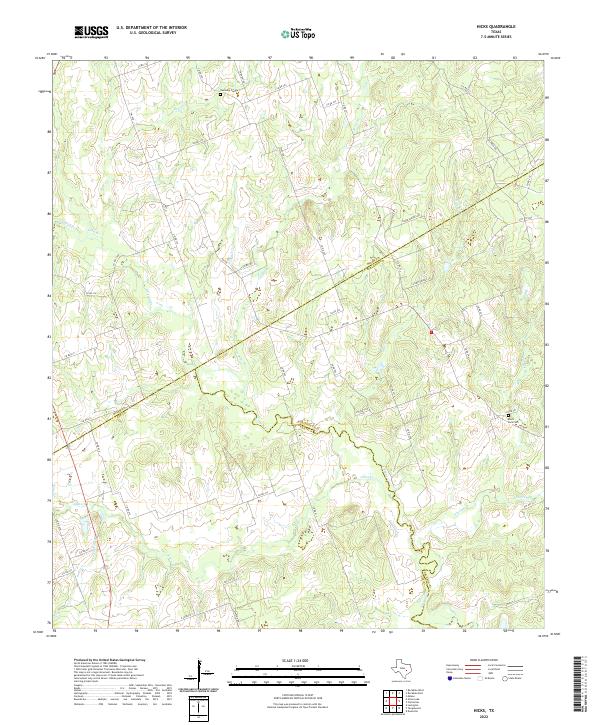 Hicks topographic map thumbnail