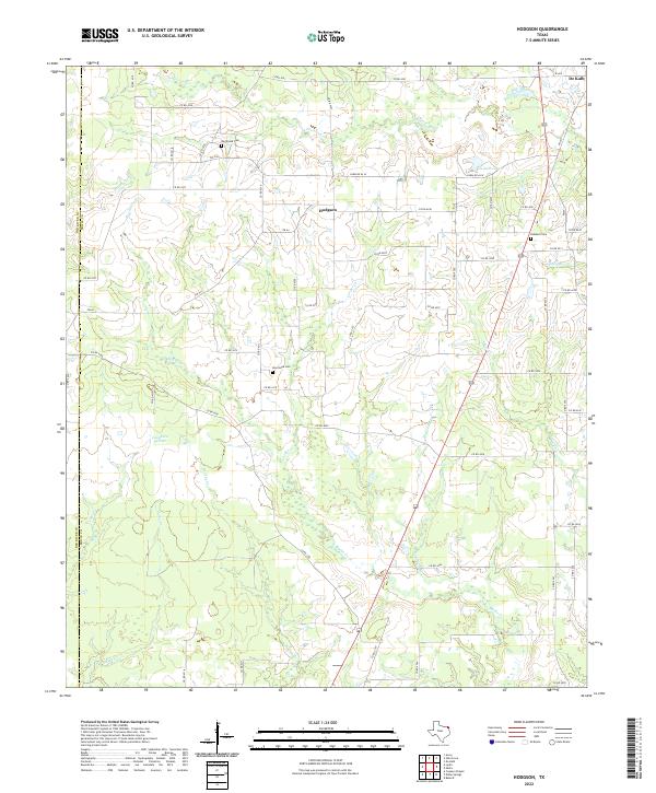 Hodgson topographic map thumbnail