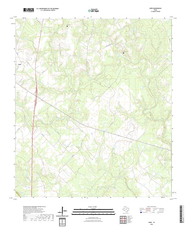 Hope topographic map thumbnail