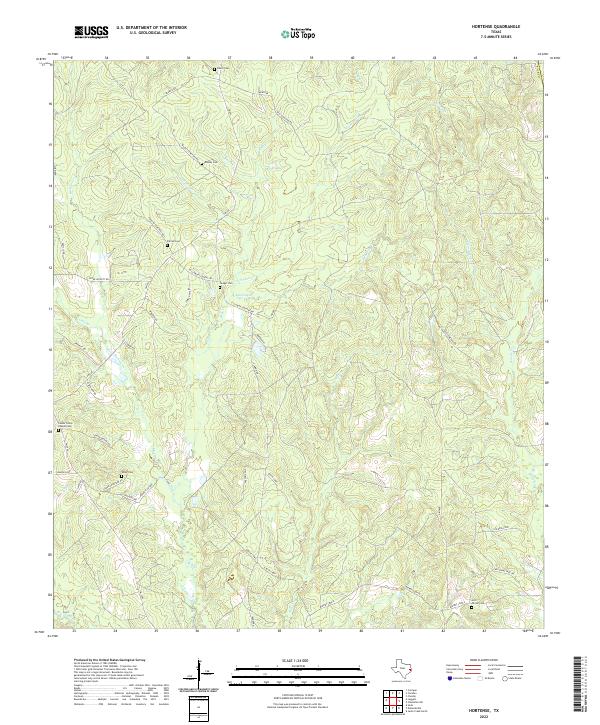 Hortense topographic map thumbnail