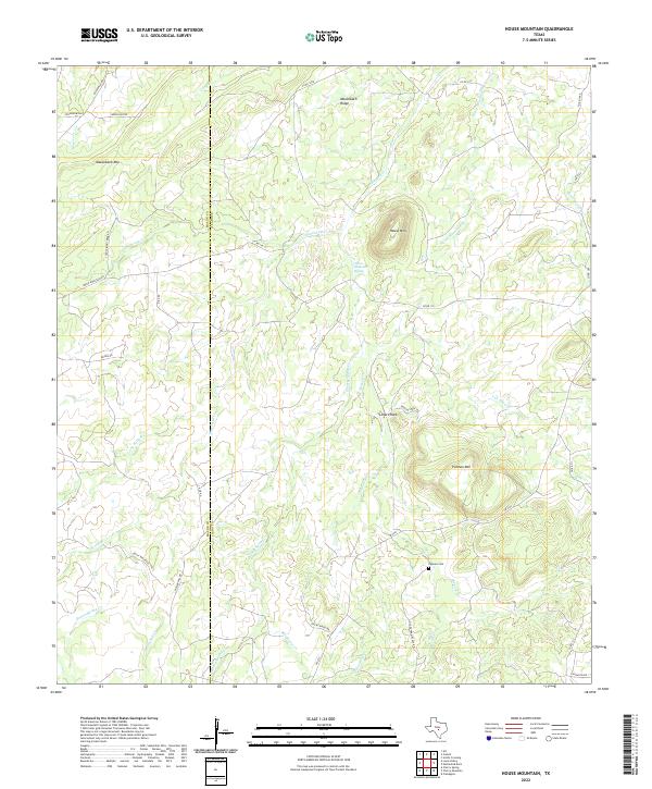 House Mountain topographic map thumbnail