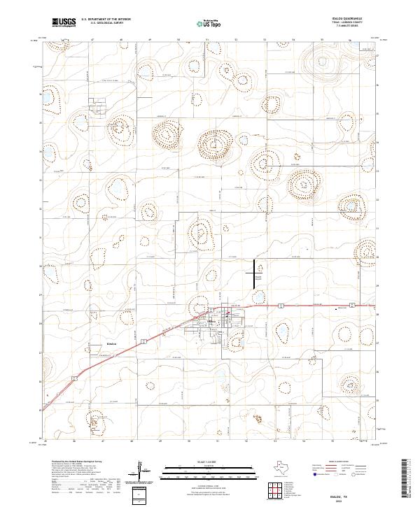 Idalou topographic map thumbnail