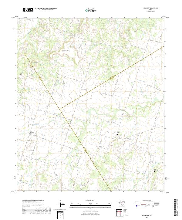 Indian Gap topographic map thumbnail