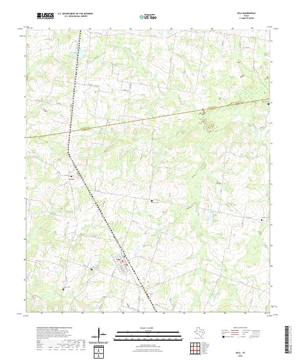 Iola 2022 topographic map thumbnail