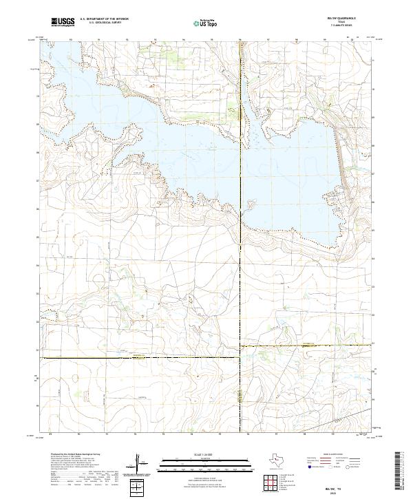 Ira SW 2022 topographic map thumbnail