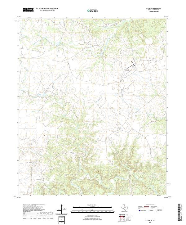 J Y Ranch topographic map thumbnail