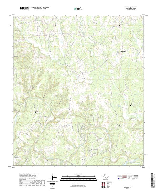 Kendalia topographic map thumbnail
