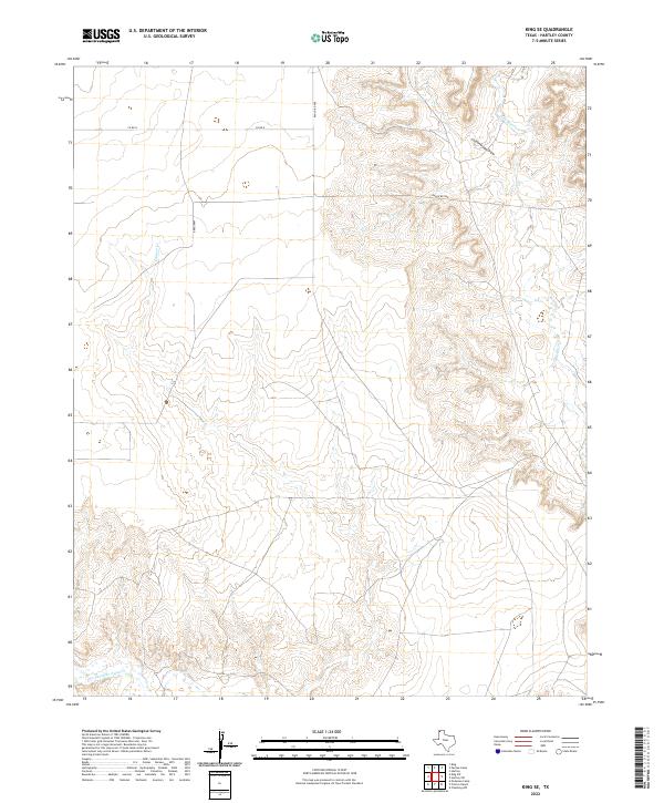 King SE 2022 topographic map thumbnail