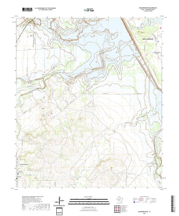 Knickerbocker 2022 topographic map thumbnail