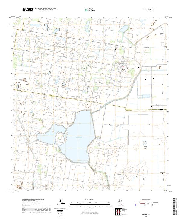 Lasara topographic map thumbnail