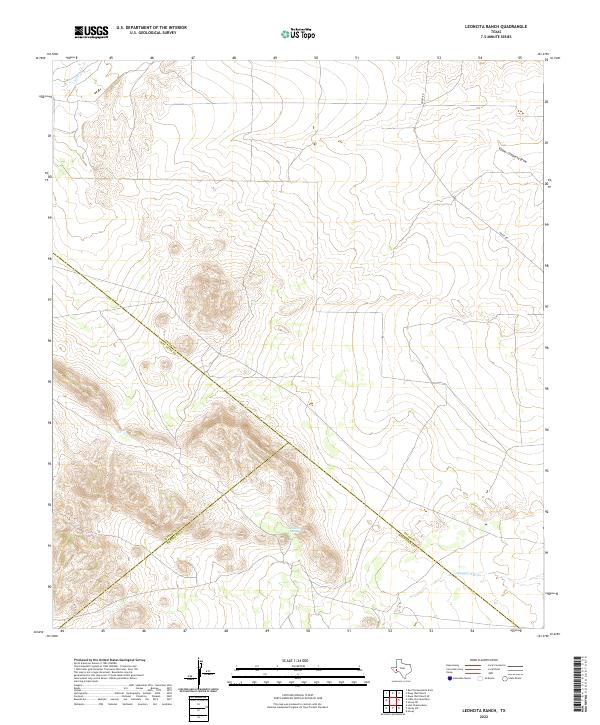 Leoncita Ranch 2022 topographic map thumbnail